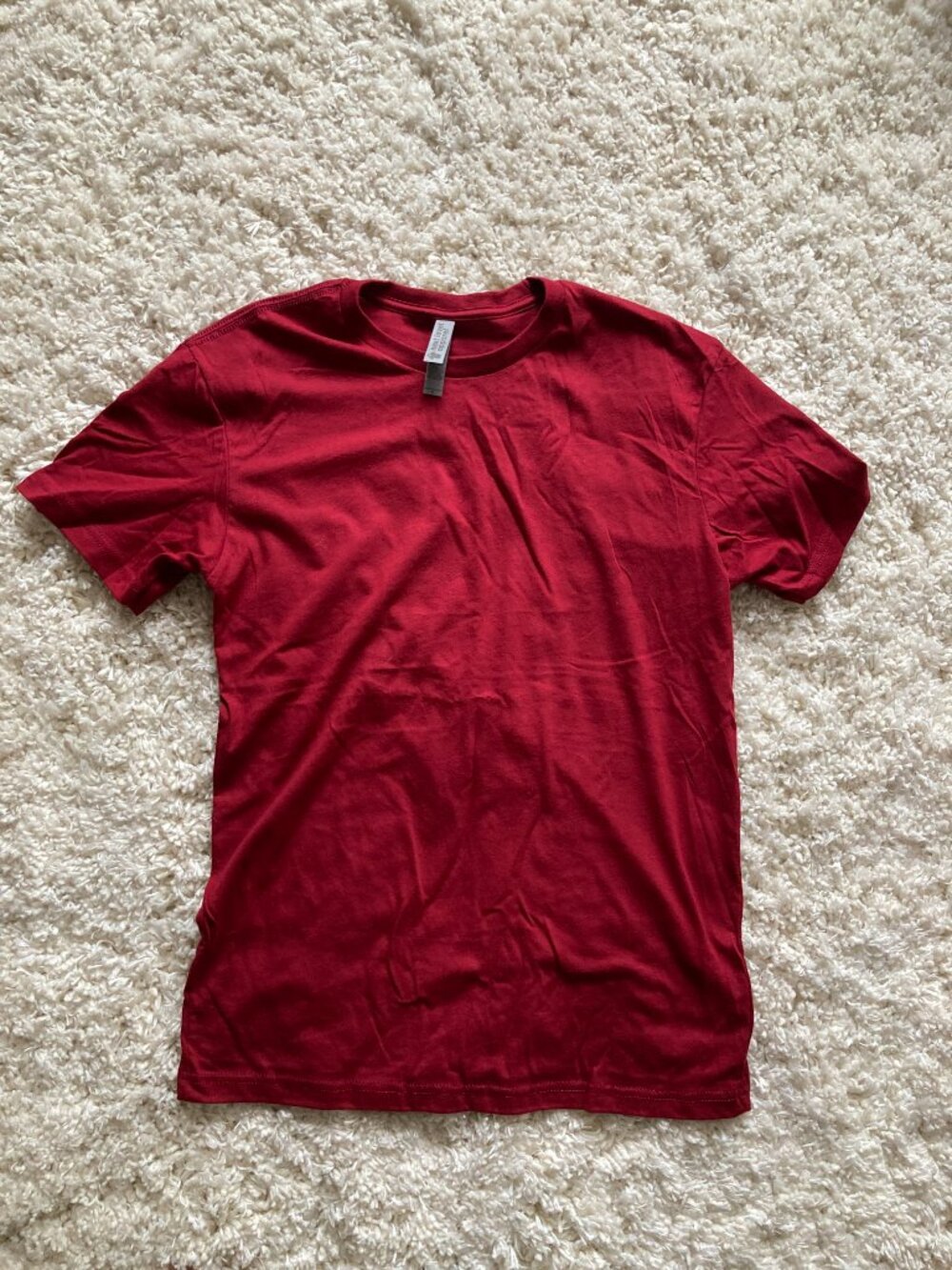 Brand New Next Level Cardinal Red Tee Shirt Men's Small